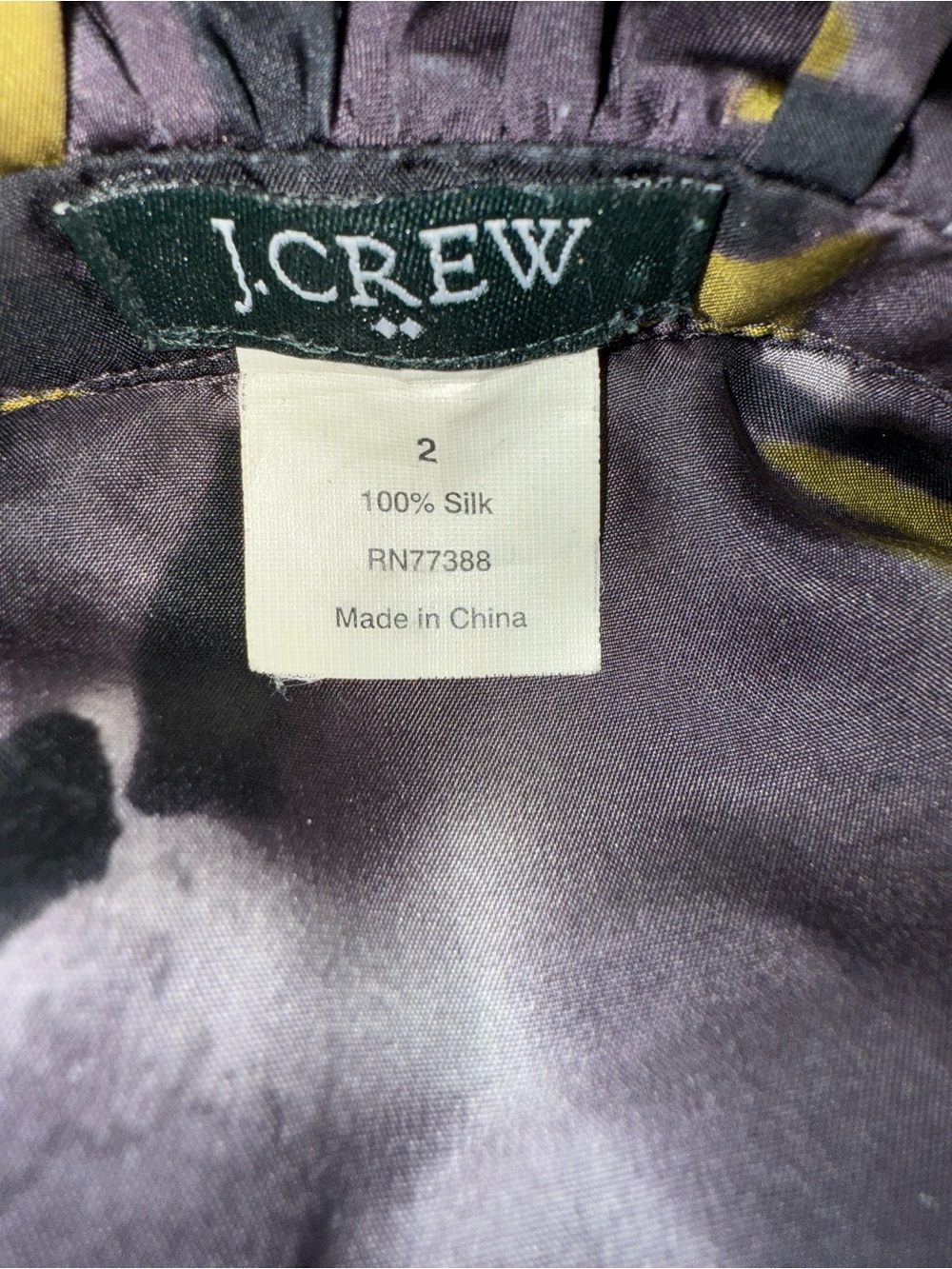 J.Crew 100% Silk Sleeveless Multilayer Ruffle Neck Floral Blouse Top - Picture 6 of 6
